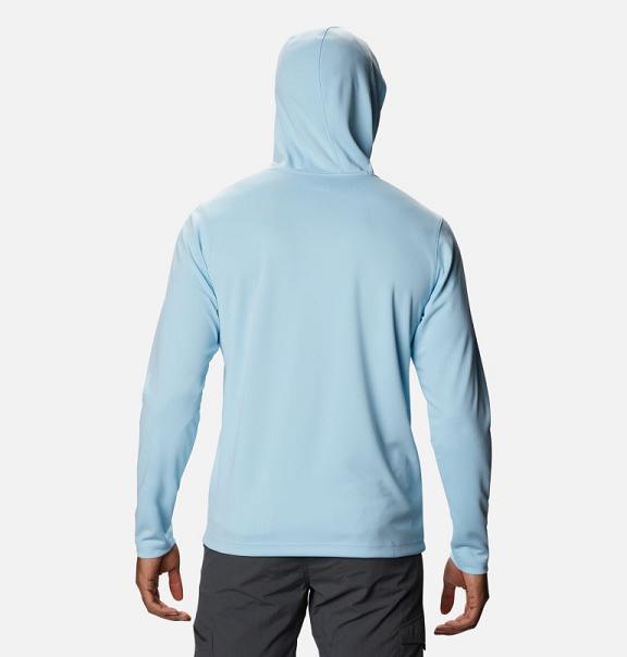 Columbia Mist Trail Hoodies Blue For Men's NZ28634 New Zealand